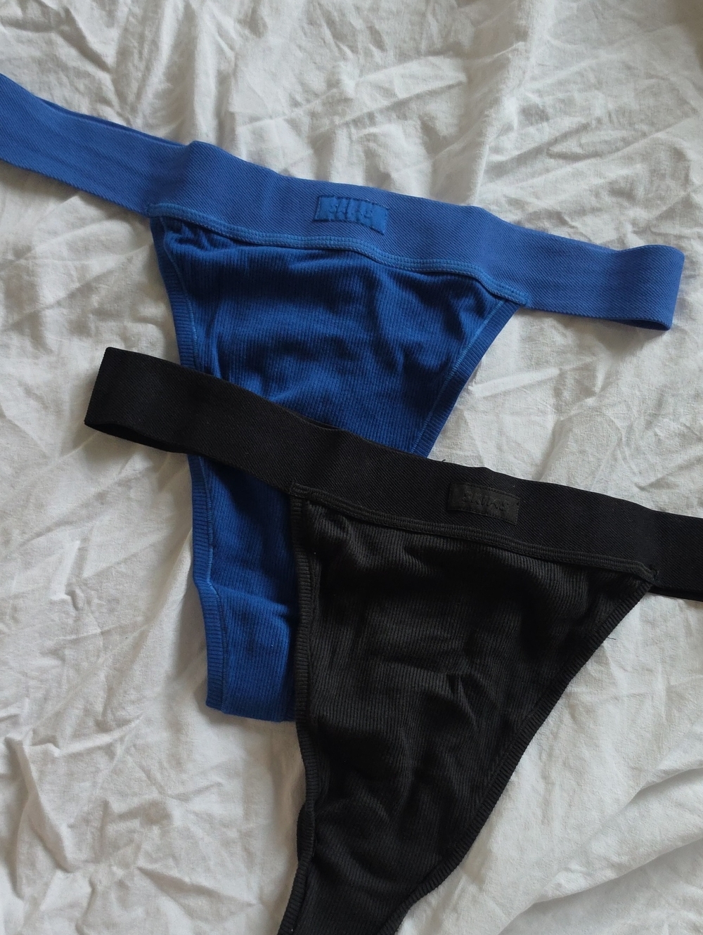 Skims Logo Cotton Thong
